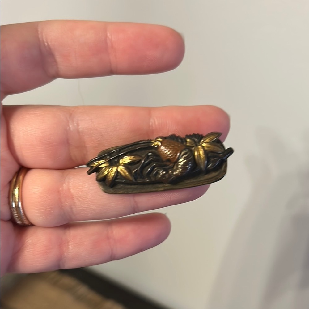 Vintage Gold and Black Lobster Brooch - Picture 1 of 4
